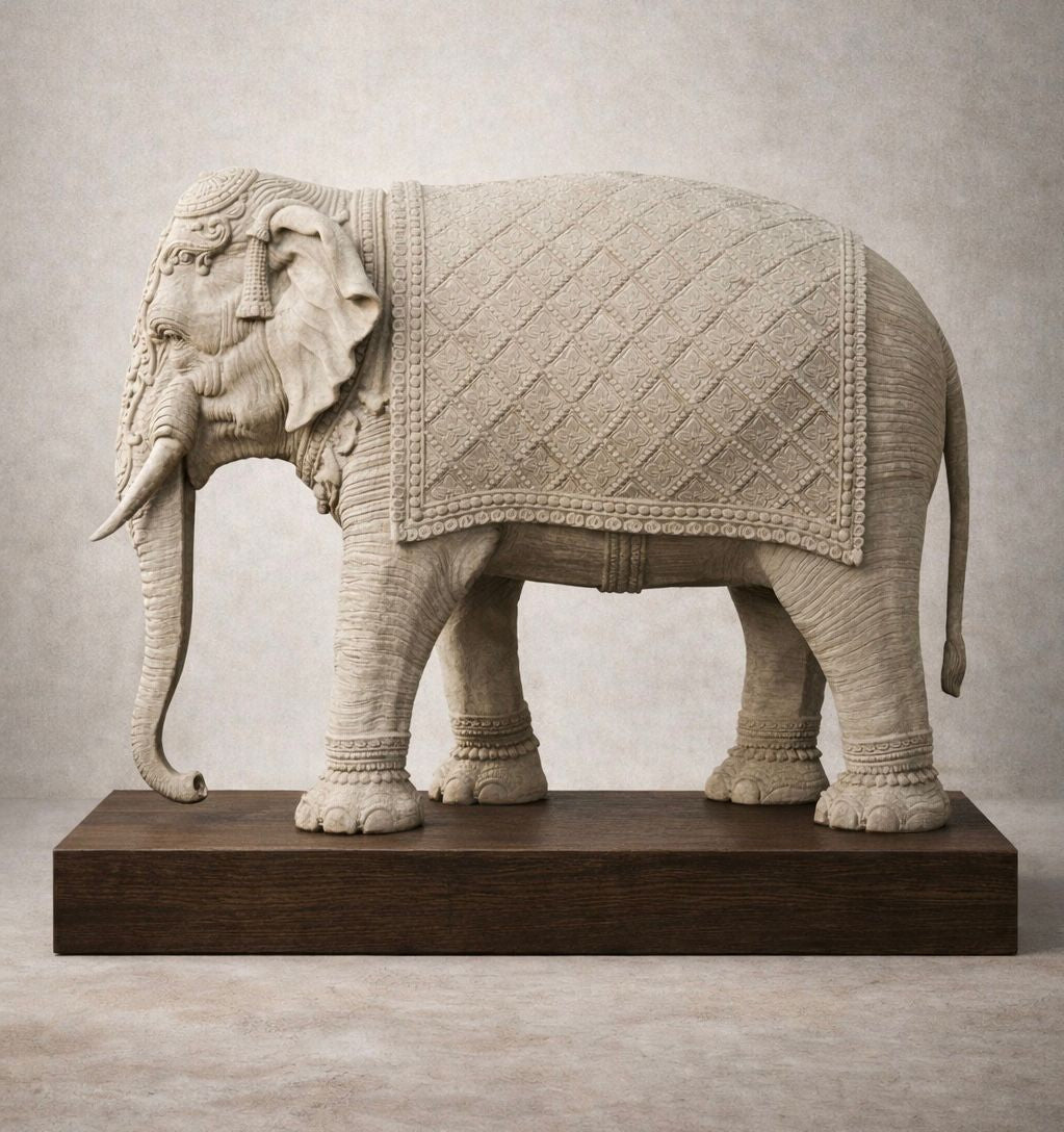 Handcrafted Ornamental Elephant Statue