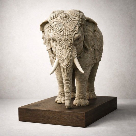 Handcrafted Ornamental Elephant Statue