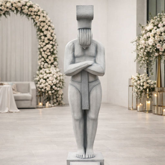 Modern Minimalist Stone Figure Sculpture