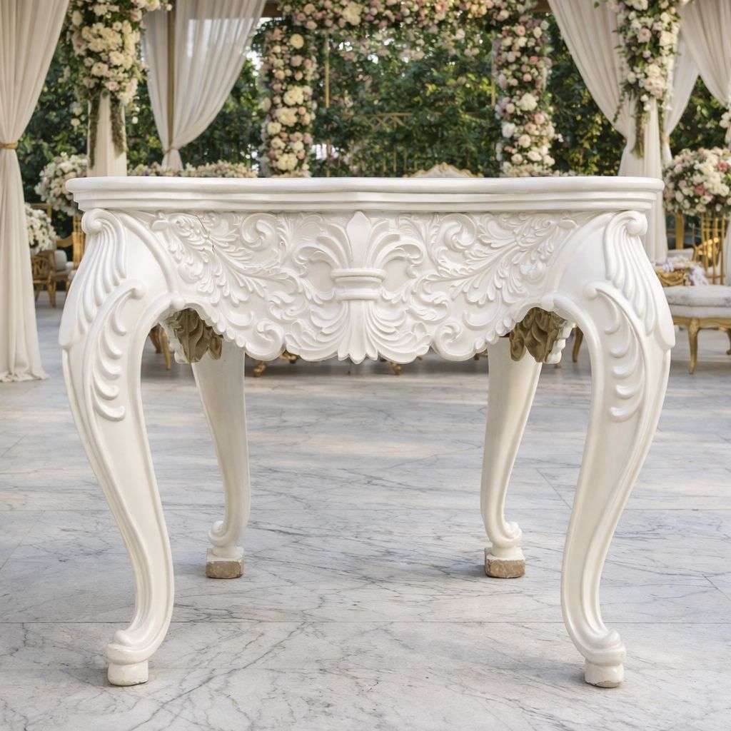 Royal Antique Carved Console Table