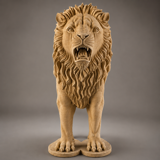 Majestic Lion Decorative Sculpture Statue