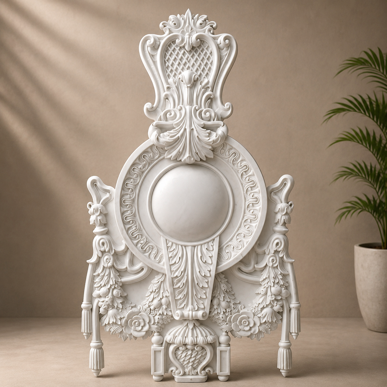 Royal Ornamental Wall Medallion Decorative Panel