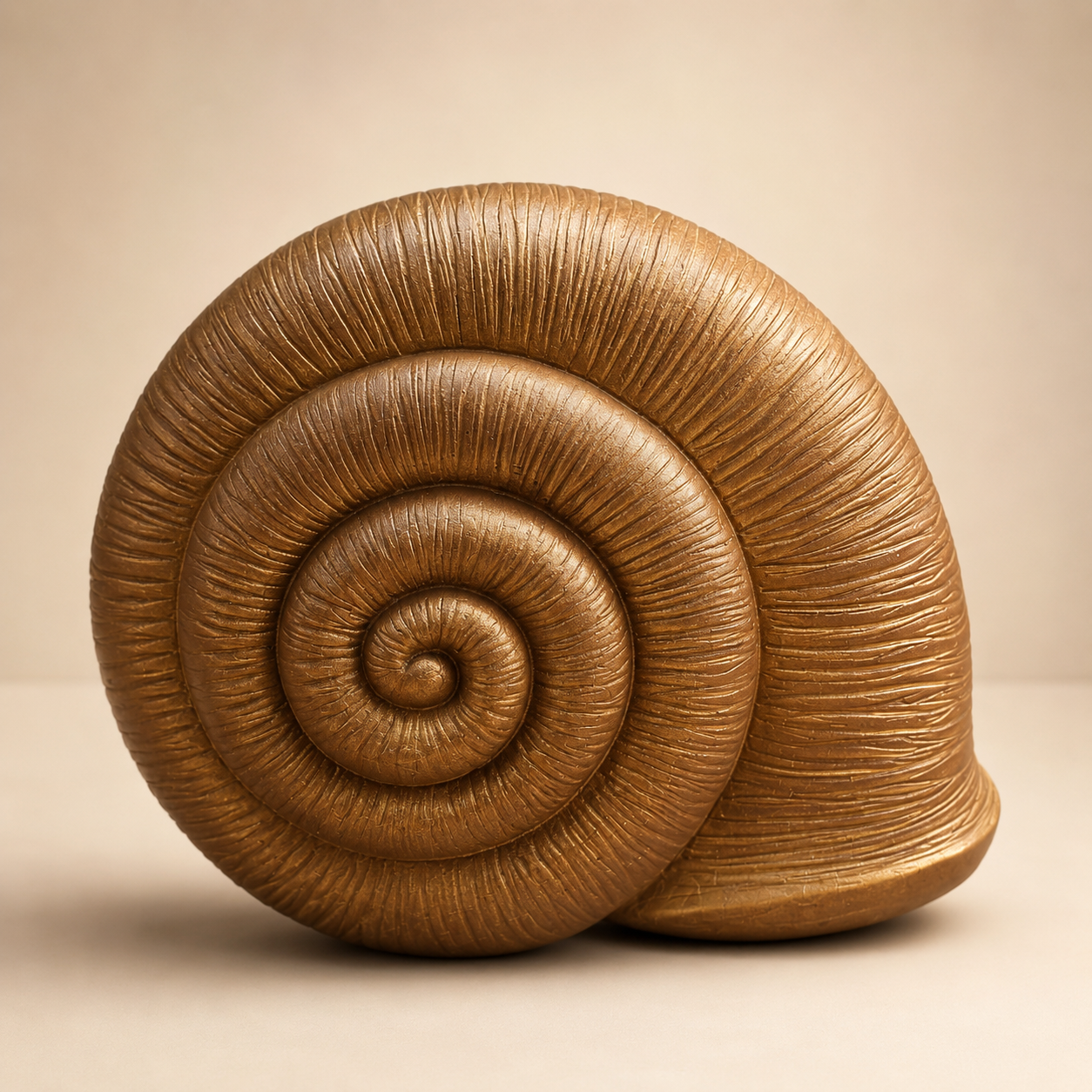 Luxury Spiral Shell Decorative Sculpture